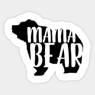 Mama Bear Cute Logo Sticker